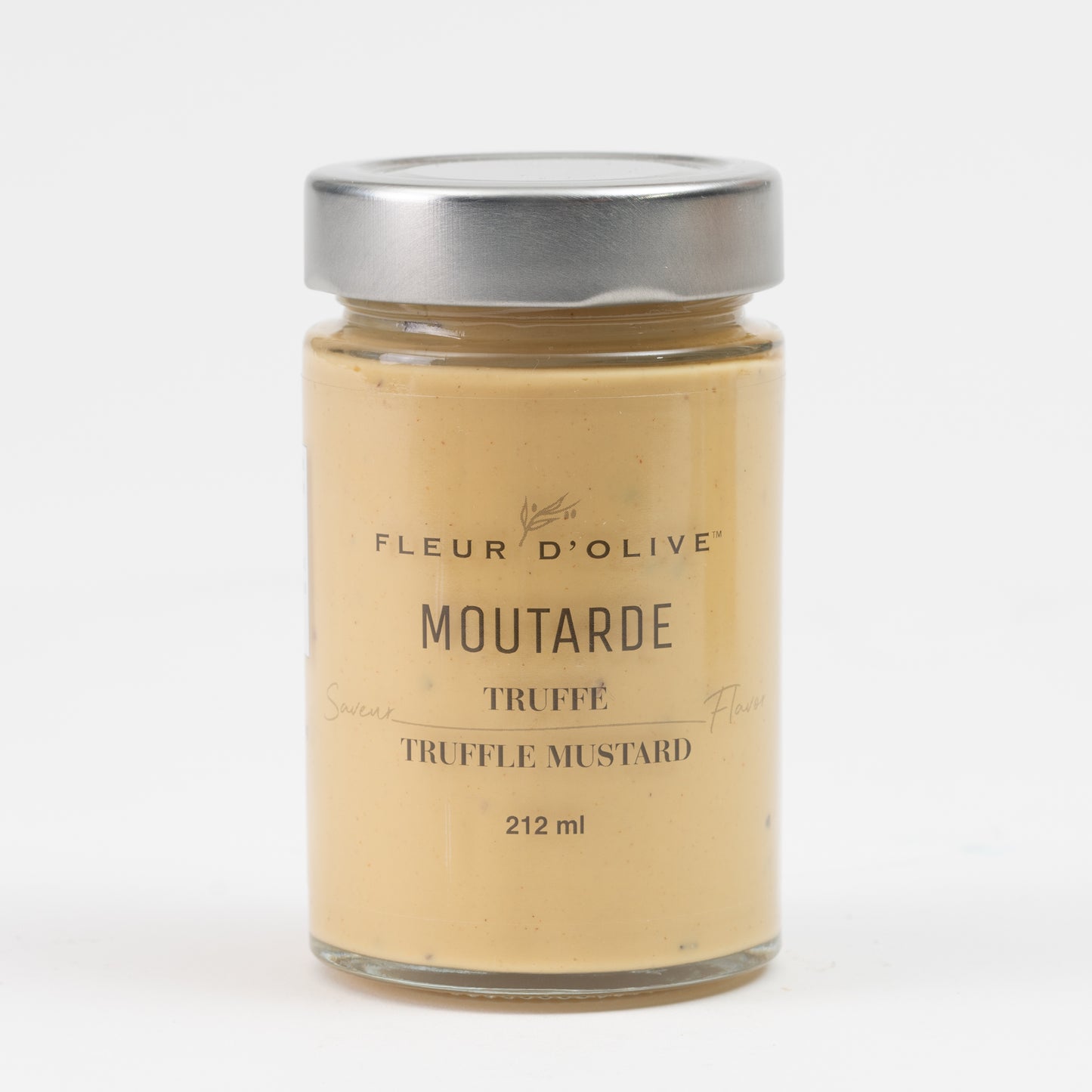 Moutarde à l'huile d'olive - Truffe et Poivre Noir