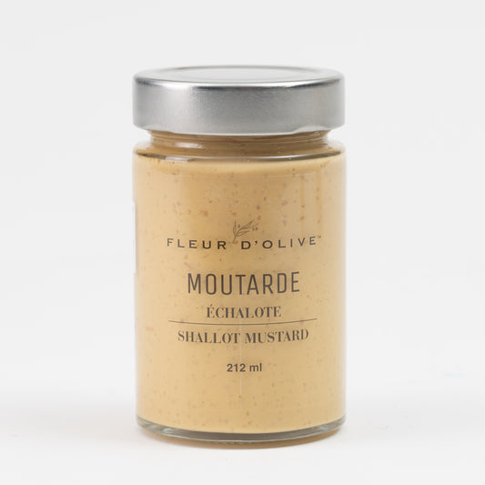 Moutarde à l'huile d'olive - Échalote